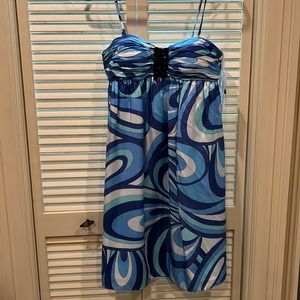 Oleg Cassini Elegant Beautiful 100% Silk Dress Size 4 NWT